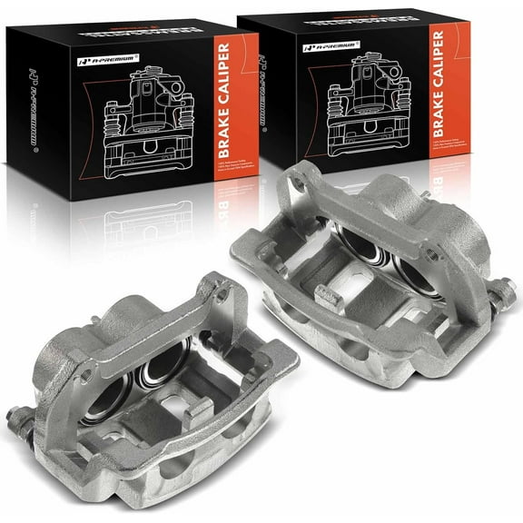 A-Premium Brake Caliper Assembly Compatible with Kia Borrego 2009-2011 Front Side 2-PC Set