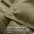 thumbnail image 4 of Bare Home Goose Down Alternative Comforter Set - 3 Piece Set - All Seasons - Oversized King, Olive, 4 of 7