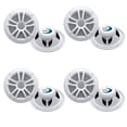 thumbnail image 1 of Boss Audio MR6W 6.5" 180W Dual Cone Marine/Boat Speakers Stereo, White (8 Pack), 1 of 6