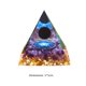 thumbnail image 3 of Pirámide De Cristal Decoración Pirámide de orgonita de 5 cm Heal Reiki Orgone Generador de energía Piedra de cristal (B), 3 of 4