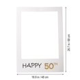 thumbnail image 3 of JUNWELL picture cutouts 2x 50th Birthday Selfie Photo Booth Props, 3 of 8