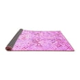 thumbnail image 2 of Ahgly Company Indoor Round Abstract Pink Contemporary Area Rugs, 6' Round, 2 of 4