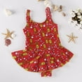 thumbnail image 6 of HULKLIFE 1-9Y Baby Girl One Piece Swimsuit Floral Print Swimwear Dress Sunsuit Summer Beachwear Outfit(Random）, 6 of 7
