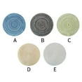 thumbnail image 5 of 14 Inch Round Braided Placemats, Heat-Resistant Stain Resistant Anti-Skid Place Mat, Round Table Mats Washable Polyproplene Table Mats Placemats for Dining Tables (Set of 4,Silver ), 5 of 9