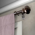 thumbnail image 2 of 5/8" Adjustable 84 -120" Abel Single Curtain Rod - Cocoa, 2 of 3