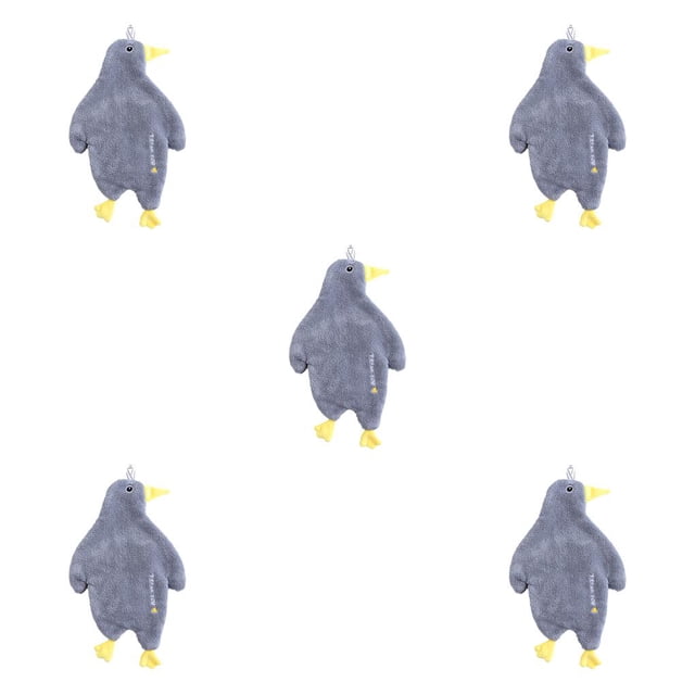 Wosthever Toalla de mano Toalla absorbente Baño Cara Colgando Decoración Pañuelo Hogar Niños Niños Pato blanco Type2 NO2