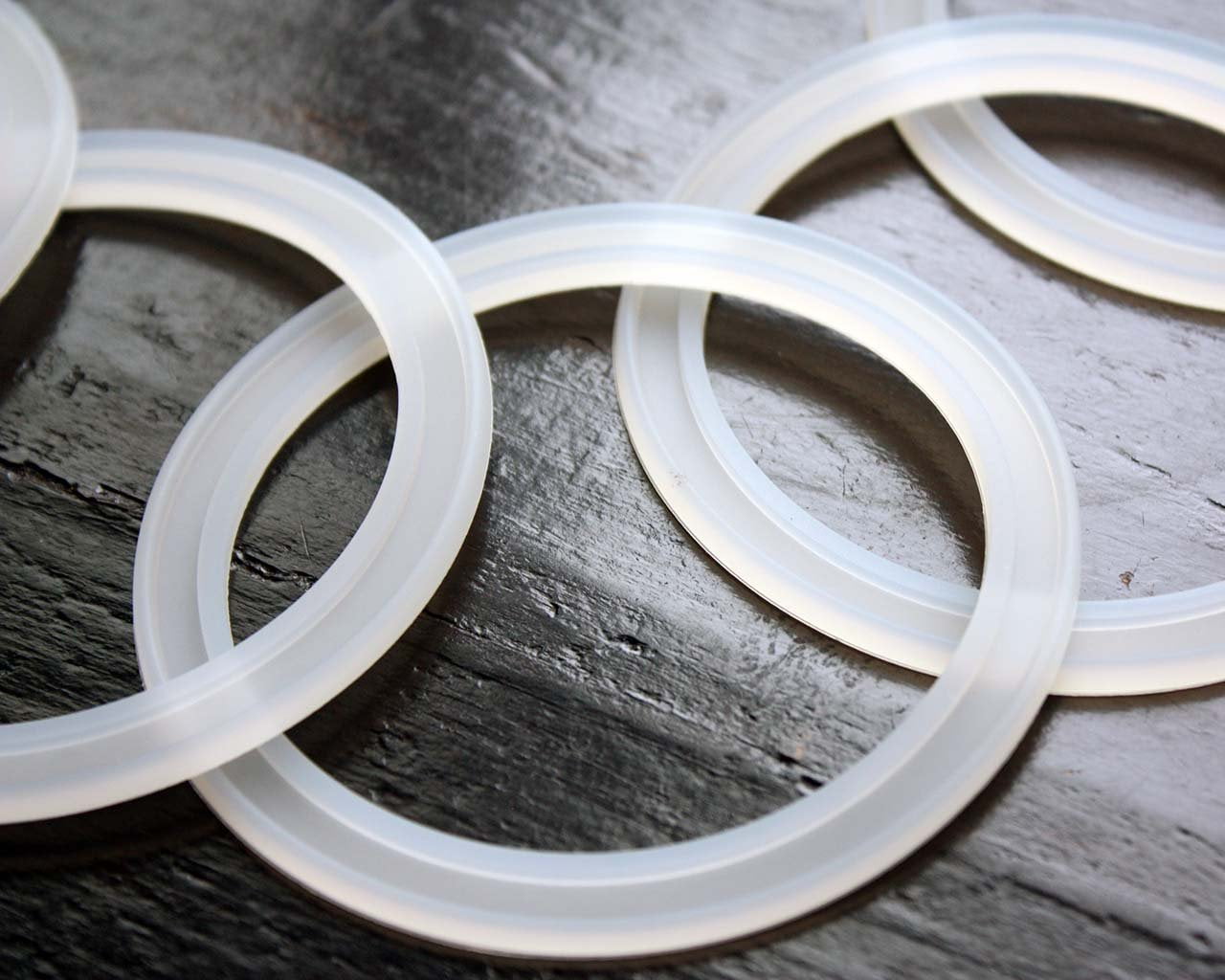 10 Pack Silicone Sealing Rings Gaskets for Leak Proof Mason Jar Lids Storage Cap