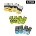 thumbnail image 1 of 4PCS Pet Paw Protection Dog Socks For Pet Dog Small Cat Non-slip Pet Socks Christmas Gift Pattern, 1 of 5