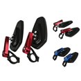 thumbnail image 2 of Paire de Rétroviseurs de Rétroviseurs d'Extrémité de Poignée CNC Rétroviseurs Latéraux Adaptés pour Moto Rouge, 2 of 7