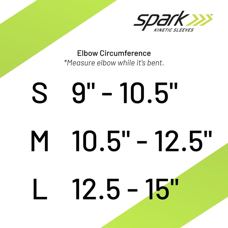 Spark Kinetic Elbow Sleeve - Size Small, Black/Yellow HSA