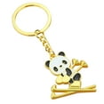 thumbnail image 2 of DPTALR Winter Sports Ski Keychain Ski Bear Snowboard Keychain Small Gift, 2 of 3