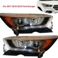 thumbnail image 2 of Headlight Headlamp Driver Passenger Side Left Right for Ford Escape 2017-2019, 2 of 19