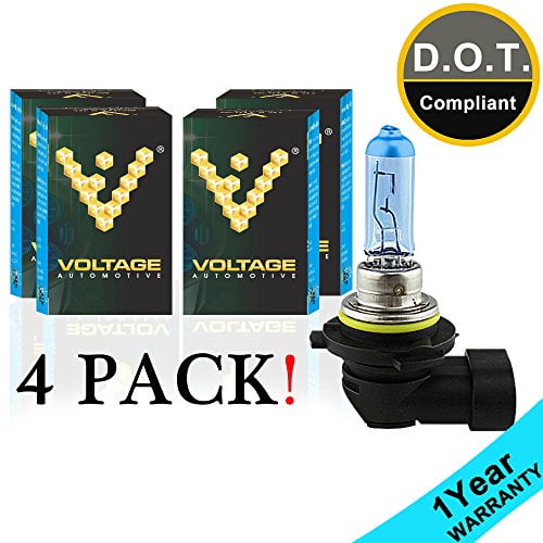 2 Pack Voltage Automotive 9005 HB3 Headlight Bulb Polarize White Upgrade For High Beam Low Beam Driving Fog Light 