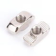 thumbnail image 3 of 100Pcs T Slot Nut T Slot Fastener Sliding T Nut  Plated Carbon Steel for Aluminium Profiles with Compact Design Easy to Install, 3 of 7