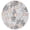 Grey/Ivory, variant on SAFAVIEH Cabana Blazhe Indoor/Outdoor Area Rug, Blue/Grey, 7' x 7' Round
