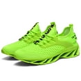thumbnail image 2 of Gvdentm Men's Fashion Sneakers Running Fashion Sneakers Mesh Tennis Walking Shoes Lightweight Athletic Gym Workout Shoes for Men Green,11, 2 of 9