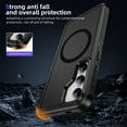 thumbnail image 3 of ShellTech for Samsung Galaxy S24 Magnetic Case Compatible with Magsafe Dual Layer Military-Grade Protection Heavy Duty Shockproof Rugged Protective Cover for Samsung S24,B, 3 of 7