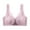 Pink, variant on Fesfesfes Bras for Women Hollow Lace Patchwork Bras Solid Color Side Stowed No Underwire Bras Back Four Rows Of Buckles Gather Push Up Everday Underwear Bras