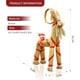 thumbnail image 3 of Artesanías Decorativas Cabra navideña alta de paja sueca tejida, adorno de Navidad con cinta roja para decoración tradicional navideña (1 unidad) JASKFLY, 3 of 7