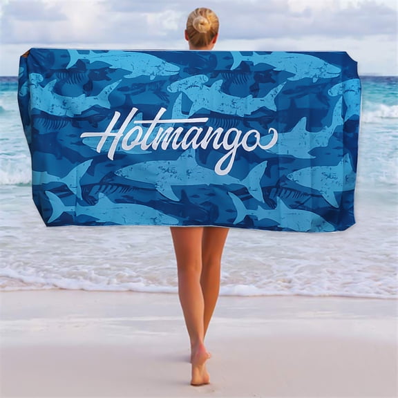 Boovnll Beach Towel, Sand Free Lightweight Microfiber Oversized Beach Towels Quick Dry for Beach Yoga Gym Pool, Beach Accessories, 30x60"