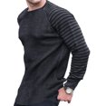 thumbnail image 1 of Suéter de cuello redondo para hombre Jersey ajustado Top de punto Jersey de fiesta Prendas de punto de manga larga, 1 of 3