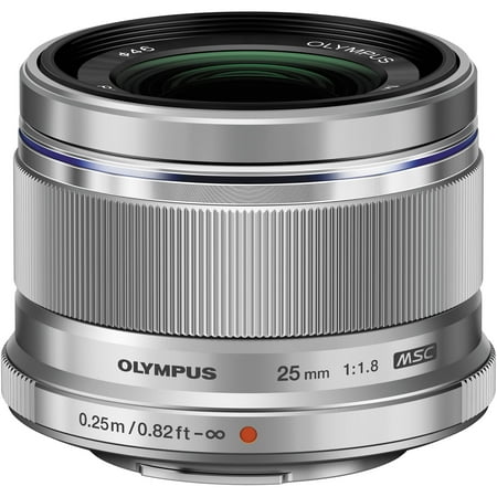 UPC: 0050332187108 | Olympus M.Zuiko Digital 25mm f/1.8 Lens – Silver