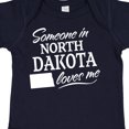 thumbnail image 4 of Inktastic Someone in North Dakota Loves Me Boys or Girls Baby Bodysuit, 4 of 5