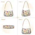 thumbnail image 7 of FORMRS Womens Shoulder Bag with Chain Strap Clutch Purse Cute Tote Handbag, Purple Cartoon Animals, 7 of 7