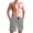 Carbon Black and White Stripes, variant on Dailycode Men's Quick Dry Swim Trunks Beach Shorts Casual Summer Board Shorts with Pockets, Vibrant Color Palm Trees