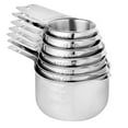 thumbnail image 2 of Yttmshdga Food Storage 304 Stainless Steel Measuring Cup Suit Kitchen Measuring Cup Measuring Spoon Baking Appliance Kitchen Measuring Cup Food Storage Stackable, 2 of 9
