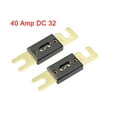 thumbnail image 5 of Fusible ANL de 40Amp Uxcell DC 32 Volt para amplificador de audio de automóvil, reemplazo de inversor, metal negro, 5 piezas, 5 of 5