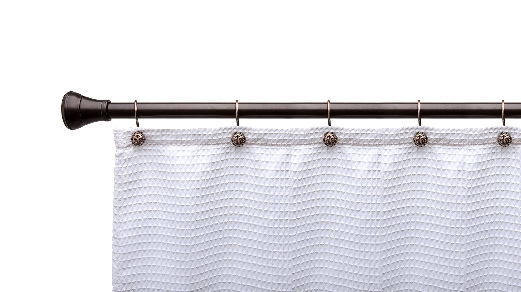 Utopia Alley Shower Hooks - Shower Curtain Rings for Bathroom - Rust Resistant Shower Curtain Hooks for Shower Curtain or Liner - Set of 12, Oil Rubbed Bronze