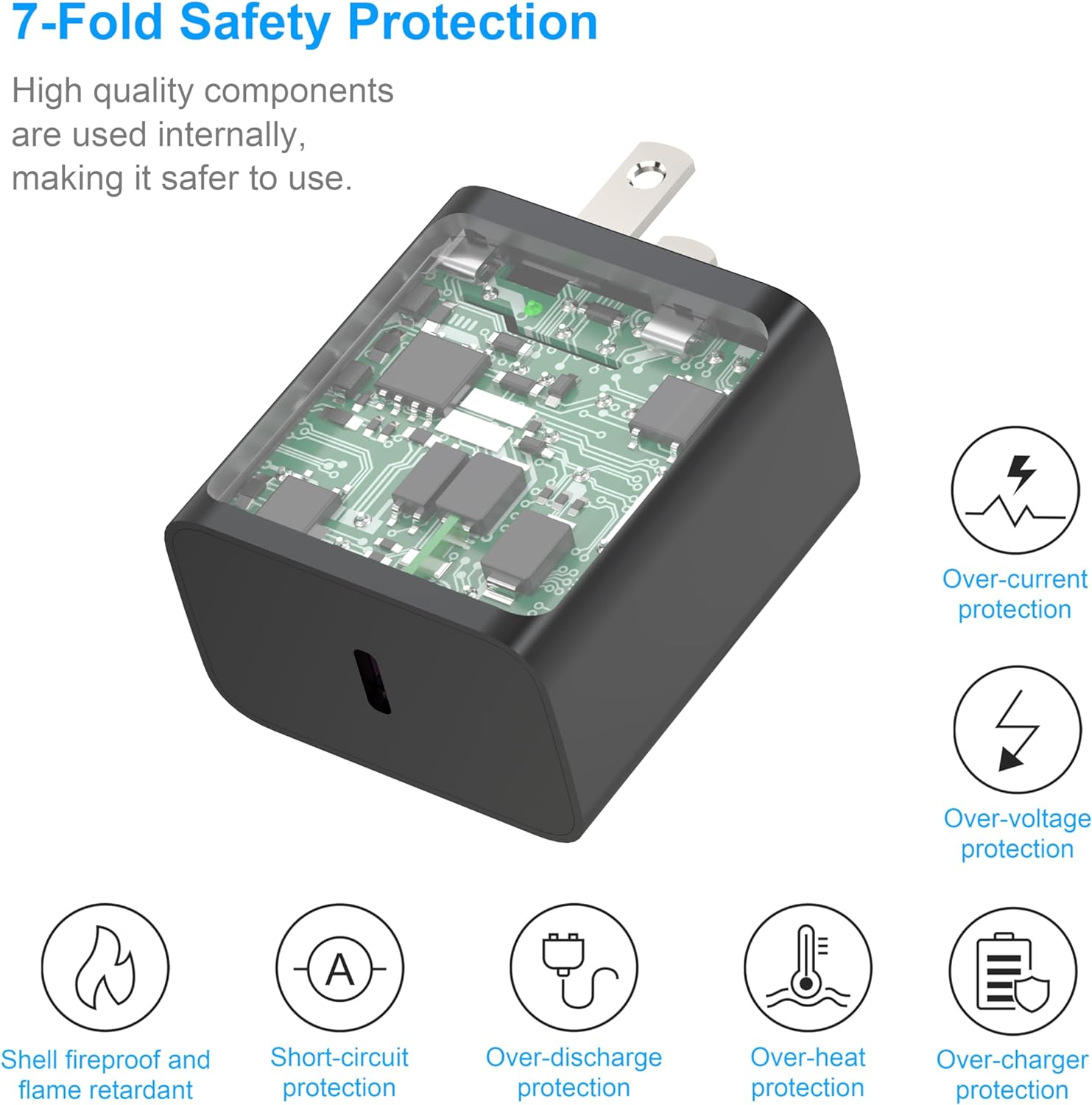 45W Super Fast Charger Type C, 45 Watt USB-C PD/PPS Wall Charging Block for Galaxy S23 Ultra/S23+/S22 Ultra/S22+/S22/S20 Ultra/Note 10 Plus, Galaxy Tab S8