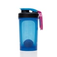 thumbnail image 3 of Contigo Fit Plastic Shake & Go 2.0 Shaker Bottle, Blue Poppy, 20 fl oz., 3 of 10