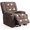 brown, variant on MAYEERTY Faux Linen Massage Recliner Chair with Heating, 8 Vibration Points Adjustable Lounge Sofa with Cup Holders & Storage Pockets, 300lbs Capacity