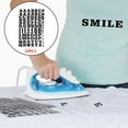 thumbnail image 4 of 860x Transfer Patches Alphabet Flocking Washable Letters and Punction Adhesive 27x18.5cm Black, 4 of 8