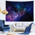 thumbnail image 5 of Tapiz de galaxia, tapiz de cielo estrellado azul, tapiz cósmico, tapiz de estrella de nebulosa misteriosa, tapiz para colgar en la pared, decoración de muebles para el hogar, sala de estar, dormi, 5 of 5