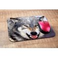 thumbnail image 2 of Wolf Gaming Mousepad Angry Wolf in The Snow Mouse Pad Mouse Mat for Computer Desk Laptop Office 9.5 X 7.9 Inch Non-Slip Rubber, 2 of 5