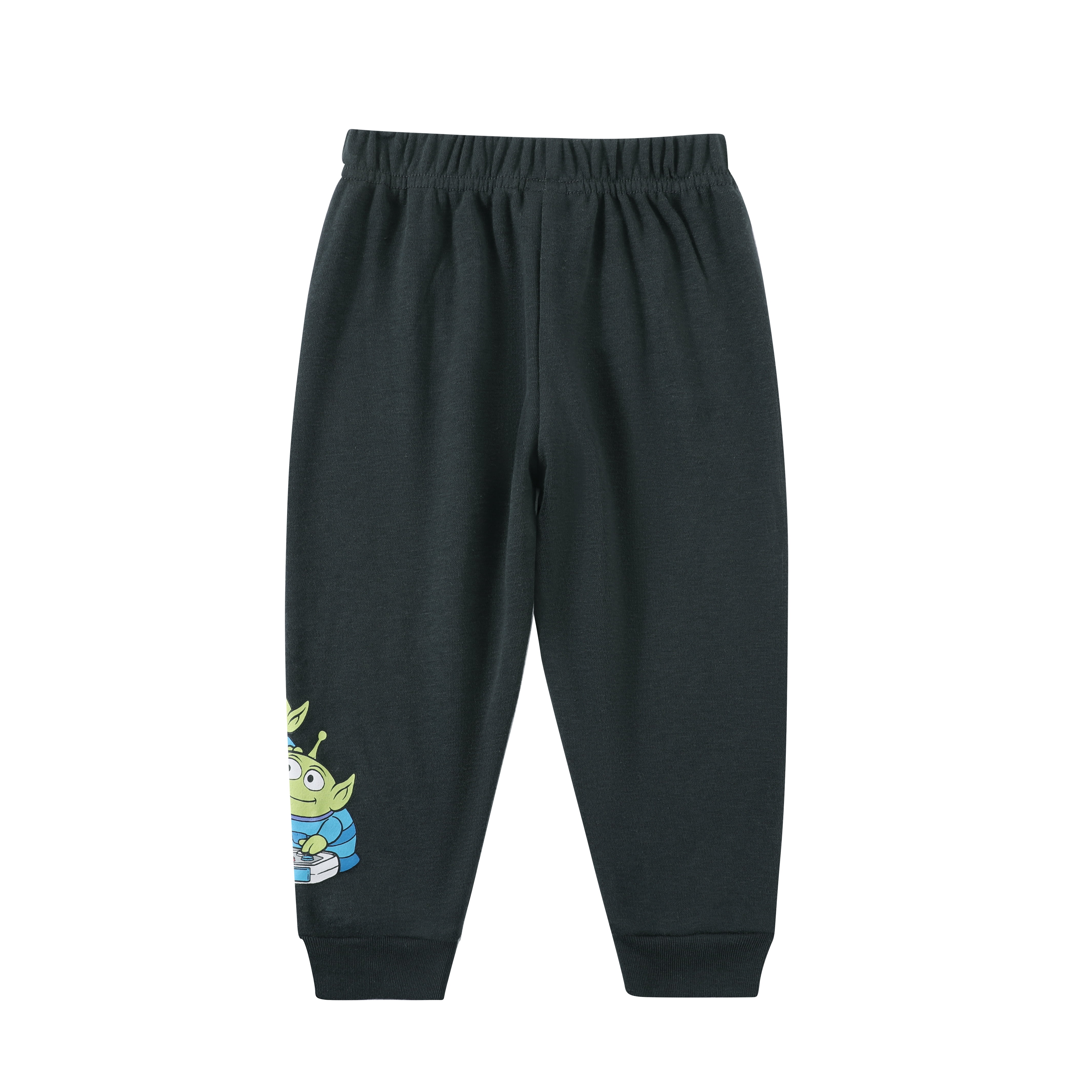 Disney Clothes Baby Boys 4-Piece Set – Disney Pixar Toy Story Outfit Set with Pullover, Tee, Shorts & Pants (Green/Black/White) – 2T