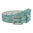 thumbnail image 1 of Girl's 1 1/8" (28 mm) Fish Bone Pattern Rhinestone And Studs Sparkling Belt, 1 of 2