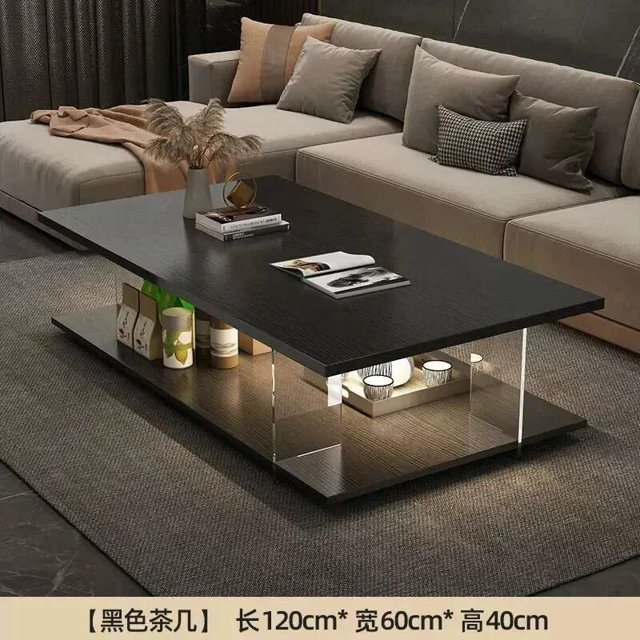 Mesa de centro de diseño acrílico de estilo moderno, Mesa de centro pequeña minimalista, decoración para sala de estar, Mesa Posta, muebles de entrada