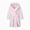 H339-Light Pink, variant on NOLDARES Hooded Herringbone Boy's And Girl's,Fleece Soft Spa Kimono Long Robe, Kids Comfy Sleepwear Bathrobe(H339-Hot Pink)