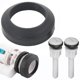 thumbnail image 1 of Toilet Hinge Close Coupling Bolts And Nuts Toilet Cistern Seal Pan Rubber Washer Fitting Kit Toilet Expansion Screw Hinges Tools, 1 of 10