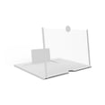 thumbnail image 4 of Matsuzay Lupa de pantalla de teléfono móvil 3D de 10/12 pulgadas, soporte de amplificador de vídeo HD con lupa de juego, soporte de escritorio plegable Teléfono y Comunicación Blanco 10 Zoll, 4 of 6