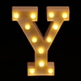 thumbnail image 4 of Letrero luminoso decorativo LED tipo marquesina con luces Y Y, 4 of 9