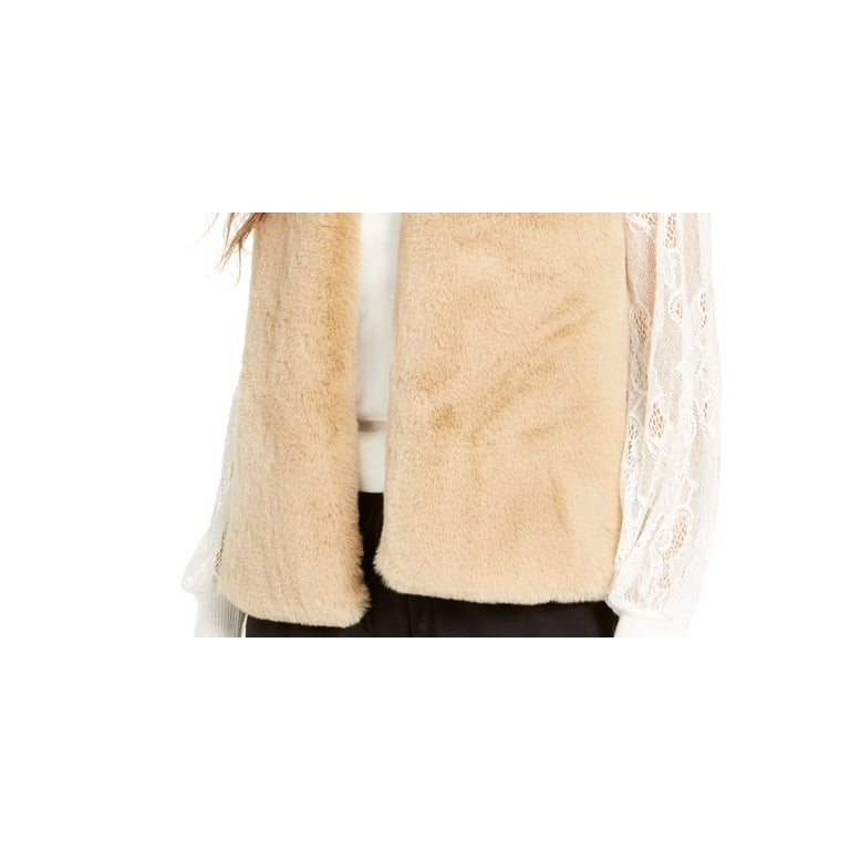 Thalia sodi sale faux fur vest