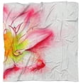 thumbnail image 4 of DESIGN ART Designart 'Beautiful Pink Flower Painting' Floral Throw Blanket, 4 of 5