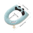 thumbnail image 3 of Zipper Model Toilet Seat Household Embroidery Sitting Washer Toilet Seat Cover Cute Washer Toilet Seat, 3 of 6