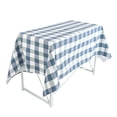 thumbnail image 4 of Nappe Rectangulaire en Lin de Coton Couverture de Table Propre (Bleu 140 * 180cm / 55 * 71inch), 4 of 7