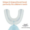 thumbnail image 2 of LochimuU Shape Electric Toothbrush 360° Automatic Kids Tooth Cleaner Waterproof Battery Powered Yellow, 2 of 6